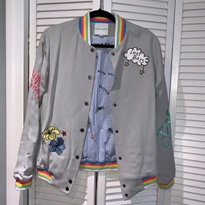 Embroidered Bomber Jacket